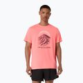 Férfi futó póló Asics Fujitrail Logo Ss Top Sun Coral
