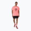 Férfi futó póló Asics Fujitrail Logo Ss Top Sun Coral 2