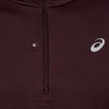 Férfi futópulóver ASICS Road Winter Ls Hoodie dark currant 8