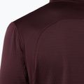 Férfi futópulóver ASICS Road Winter Ls Hoodie dark currant 9