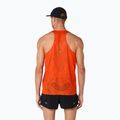 Férfi futópóló ASICS Metarun Singlet cseresznye paradicsom 3
