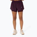 Női futónadrág ASICS Nagino Run 2-N-1 dark aubergine