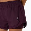 Női futónadrág ASICS Nagino Run 2-N-1 dark aubergine 5