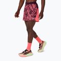 Férfi futónadrág Asics Fujitrail All Over Print 5In Short Blazing Coral/Dark Aubergine 2