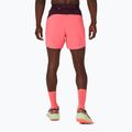 Férfi futónadrág Asics Fujitrail All Over Print 5In Short Blazing Coral/Dark Aubergine 3