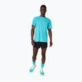 Férfi futópóló ASICS Metarun Top energy aqua 2