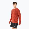 Férfi futó hosszú ujjú póló ASICS Road Seamless Top singed red 3
