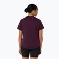 Női futó póló Asics Fujitrail Logo Ss Top Dark Aubergine 3
