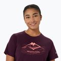 Női futó póló Asics Fujitrail Logo Ss Top Dark Aubergine 5
