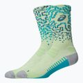 Zokni ASICS Performance Run Crew illuminate yellow/foggy teal 2