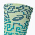 Zokni ASICS Performance Run Crew illuminate yellow/foggy teal 3