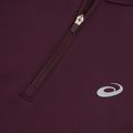 Női hosszú ujjú póló futáshoz ASICS Core 1/2 Zip Winter Top dark aubergine 3