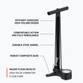 Lezyne Macro HV HV Floor Drive ABS 100psi lapos fekete kerékpárpumpa 5