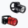 Kerékpárlámpa készlet Lezyne Femto Drive Pair black/red