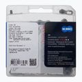KMC kerékpár lánc X9 122 láncszem 9rz ezüst-szürke BX09NG122 2
