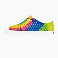 Native Jefferson Print gyermek edzőcipő héjfehér/héjfehér/neon multi tie dye 10