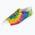 Native Jefferson Print gyermek edzőcipő héjfehér/héjfehér/neon multi tie dye 11