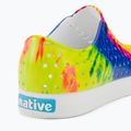 Native Jefferson Print gyermek edzőcipő héjfehér/héjfehér/neon multi tie dye 9