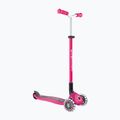 Gyermek háromkerekű roller Globber Master Lights fuchsia