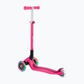 Gyermek háromkerekű roller Globber Primo Foldable Lights fuchsia 3