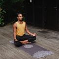 YogaDesignLab Combo jógaszőnyeg fekete CM-1.5-Mandala fekete 6