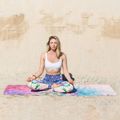 YogaDesignLab Combo jógamatrac Pink CM-1.5-Tribeca Sand 6