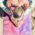 YogaDesignLab Combo jógamatrac Pink CM-1.5-Tribeca Sand 7