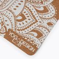 Yoga Design Lab Cork barna jógaszőnyeg CorM-3.5-Mandala fehér 3