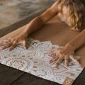 Yoga Design Lab Cork barna jógaszőnyeg CorM-3.5-Mandala fehér 7