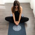 YogaDesignLab Combo jógaszőnyeg Navy Blue CM-1.5-Mandala Sapphire 5