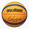 Kosárlabda Molten B33T5000 FIBA 3x3 yellow/blue méret 3 2