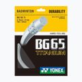 Tollaslabda húr YONEX BG 65 Ti Set fehér