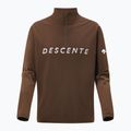 Férfi pulóver Descente Chest Logo T-Neck bark brown