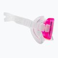 TUSA búvárszett maszk + snorkel + uszony rózsaszín UP-0201 7