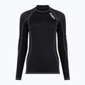 Női úszó hosszú ujjú felső TUSA Black rashguard