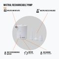 Vango Mistral újratölthető elektromos pumpa fehér 3
