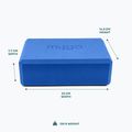 Jógatégla Myga Foam Block do jogi navy 3
