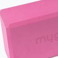 Jógatégla Myga Foam Block pink 2
