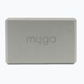 Jógatégla Myga Foam Block do jogi grey