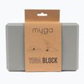 Jógatégla Myga Foam Block do jogi grey 2