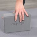 Jógatégla Myga Foam Block do jogi grey 4