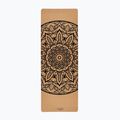 Jógaszőnyeg Myga Mandala XL 6 mm brown