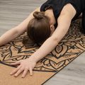 Jógaszőnyeg Myga Mandala XL 6 mm brown 9