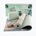Jóga készlet Myga Palm Yoga Set mat + block + green strap
