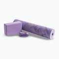 Jóga készlet Myga Chakra Yoga Set mat + block + purple strap 2