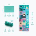 Jóga készlet Myga Spirit Yoga Set mat + block + turquoise strap 13