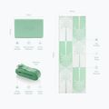 Jóga készlet Myga Sage Palm Yoga Set mat + block + green strap 13