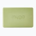 Jógatégla Myga Foam Block green