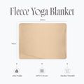 Jógatakaró Myga Fleece sand 10