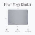Jógatakaró Myga Fleece stone 9